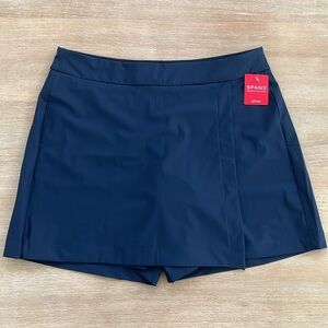 NWT Spanx Sunshine Skort Navy 6” Medium Large